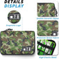 Electronics Organizer,Travel Cord Organizer Pouch, Portable Cable Organizer Bags,Travel Electronic Accessories Storage Case for Cables, Cords, Charger, Phone (CamouflageGreen)