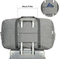 Extra Large Travel Duffel Bag Foldable Weekender Packable Lightweight Luggage Bag Overnight for Women and Men 85L (Grey)