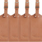 Travelambo Luggage Tags for Suitcases PU Leather Travel Tags Bag Tags Privacy Protection Travel Essentials