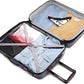Samsonite Omni PC Hardside Expandable Luggage with Spinner Wheels, Navy, Carry-On 20-Inch