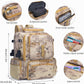 Rabjen Fishing Tackle Backpack, 45L Storage Waterproof Travel Bag Store Fishing Gear with Insulated Top Pocket