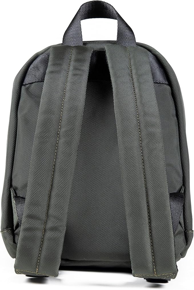 Dime Bags Odor Sealing Locking Backpack, Carbon Lining for Smell & Spill Protection, 3-Digit Combo Lock, Durable Water-Resistant Exterior, Compact Travel Bag, Changeable Patch, Mini Molly (Green)