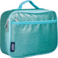 Wildkin Kids Insulated Lunch Box – Durable and Reusable for School & Travel - Blue Glitter