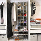 Simple Houseware Hanging Closet Organizers 24 Section Shoe Shelves, Gray