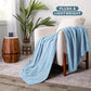 Bare Home Polar Fleece Blanket - Throw Blanket - Warm & Cozy - Premium Fleece - Blanket for Bed, Sofa, Camping, Travel and Cold Nights - Lightweight Blanket (Throw, Light Blue)