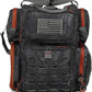 EGO Kryptek Tactical Tackle Box Backpack, Durable Fishing Tool Bag, 1000D Nylon Fabric with PVC Back, Water-Resistant, Multiple Storage Pockets, Laser-Cut Molle Loops, Includes 4 Tackle Trays