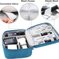 Electronics Organizer Travel Universal Cable Organizer Bag Waterproof Electronics Accessories Storage Cases for Cable, Charger, Phone, USB, SD Card, Hard Drives, Power Bank, Cords