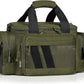 Savior Equipment Specialist Series Tactical Triple Pistol Shooting Range Hunting Duffle Bag Gun Carrying Case, Rigid Compartment Frame, Lockable Zippers