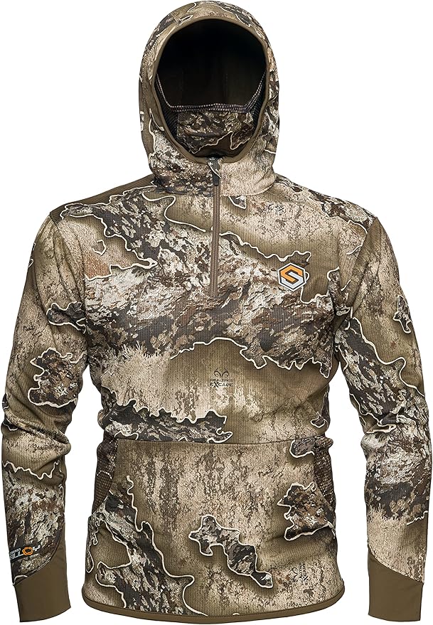 ScentLok Savanna Aero Raid Lightweight Odor Control Camo Hunting Hoodie for Men