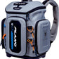 Plano Atlas 3700 Tackle Fishing Backpack, Gray EVA Material, Includes 3 3750 StowAway Utility Boxes for Worms, Lures, & Baits, Waterproof & Non-Skid Base, Grey