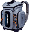 Plano Atlas 3700 Tackle Fishing Backpack, Gray EVA Material, Includes 3 3750 StowAway Utility Boxes for Worms, Lures, & Baits, Waterproof & Non-Skid Base, Grey