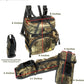 Binoculars Harness Case Pack, Bino Pack with Rangefinder Compartment - Detachable Molle Compartments Camouflage for Hunting, Hiking and Birdwatching