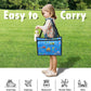 Kids Travel Tray, Kids Travel Trays for Car Seat, Road Trip Essentials for Toddler, Carseat Lap Tray with Dry Erase Board & Storage Organizer for Road Trip Activities for Kid, Light Blue