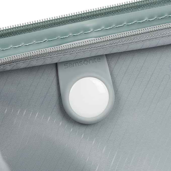 Samsonite Elevation Plus - Carry-On Hardside Luggage - Scratch Resistant Polypropylene Shell, RightHeight™ Adjustable Handle, Integrated AirTag Holder, TSA Lock, WetPak™ Compartment - Cypress Green