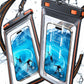 TORRAS 2 Pack IPX8 Waterproof Phone Pouch Floating, Underwater Screen Touchable, Waterproof Phone Case with Lanyard for iPhone 16 Pro Max 15 14 S24, Cell Phone Dry Bag Cruise Essentials 7.0", Black