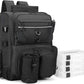 Fishing Tackle Backpack With Rod Holders, Large 40L Fishing Backpack for Camping, Hiking