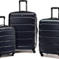 Samsonite Omni PC Hardside Expandable Luggage with Spinner Wheels, Navy, 3-Piece Set (20/24/28)