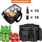 OPUX Soft Cooler Bag, Insulated Collapsible Lunch Cooler Bag for Men Work Camping Beach Travel, Portable Soft Sided Leakproof Waterproof Large Lunch Bag Box with Shoulder Strap 18 Cans, Charcoal Gray