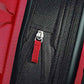 Samsonite Omni PC Hardside Expandable Luggage with Spinner Wheels, Checked-Large 28-Inch, Red