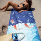 Quick Dry Towel Extra Large 78x35 Inch - Microfiber Beach Towel - Perfect for Beach, Travel, Swimming, Pool, Yoga, Hiking, Camping - Lightweight, Fast Drying, Compact for Adults (Koi Fish)