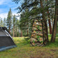 Wakeman Pop Up Changing Tent, 3.3 x 3.3 x 6.2ft, Camping Shower Tent for Portable Toilet Stall or Dressing Room with Carry Bag for Camping, Beach, or Tailgate, Polyester