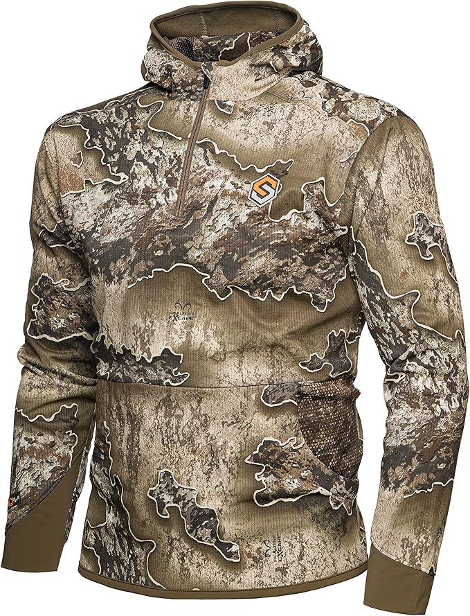ScentLok Savanna Aero Raid Lightweight Odor Control Camo Hunting Hoodie for Men