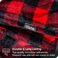 Bare Home Fleece Blanket - Full/Queen - Ultra-Soft Lightweight for Bed, Sofa, and Couch - Luxury Microplush - Cozy Warm Blanket (Full/Queen, Buffalo Plaid - Red/Black)