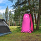 Wakeman Pop Up Changing Tent, 3.3 x 3.3 x 6.2ft, Camping Shower Tent for Portable Toilet Stall or Dressing Room with Carry Bag for Camping, Beach, or Tailgate, Polyester