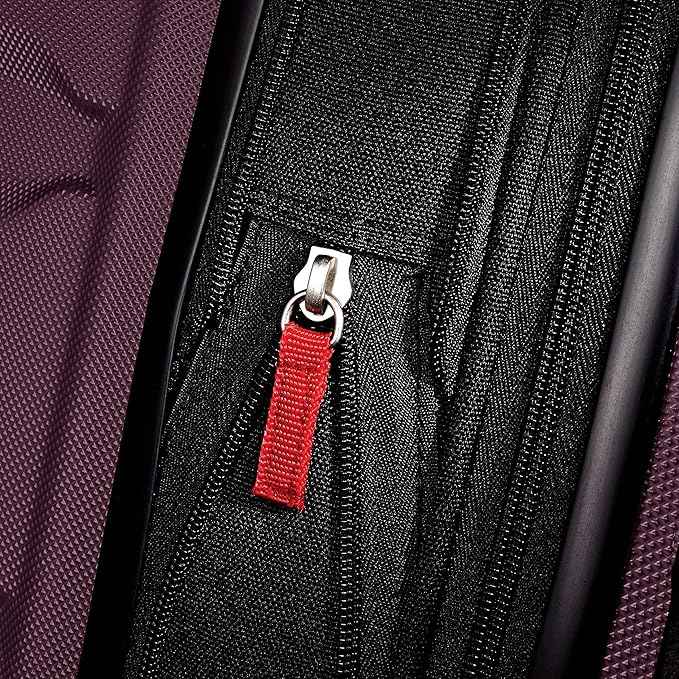 Samsonite Omni PC Hardside Expandable Luggage with Spinner Wheels, Purple, 3-Piece Set (20/24/28)