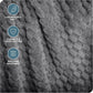Bare Home Textured Fleece Blanket - Twin/Twin Extra Long - Ultra-Soft Lightweight for Bed, Sofa, and Couch - Luxury Microplush - Cozy Warm Blanket (Twin/Twin XL, Waffle Grey)