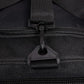 K-Cliffs Heavy Duty Tactical Range Duffel Quality Gear Travel Sports Gym Equipment Bag Military Molle Lockable Zippers with US Flag Patch 27 Inch Black