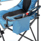 Arrowhead Outdoor Portable Folding Camping Quad Chair w/ 4-Can Cooler, Cup-Holder, Heavy-Duty Carrying Bag w/Easy Carry Shoulder Strap, Padded Armrests, Supports up to 330lbs, USA-Based Support